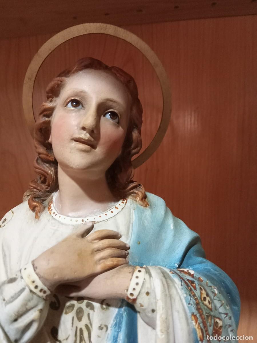 Arte: Antigua virgen inmaculada de Olot - Foto 19