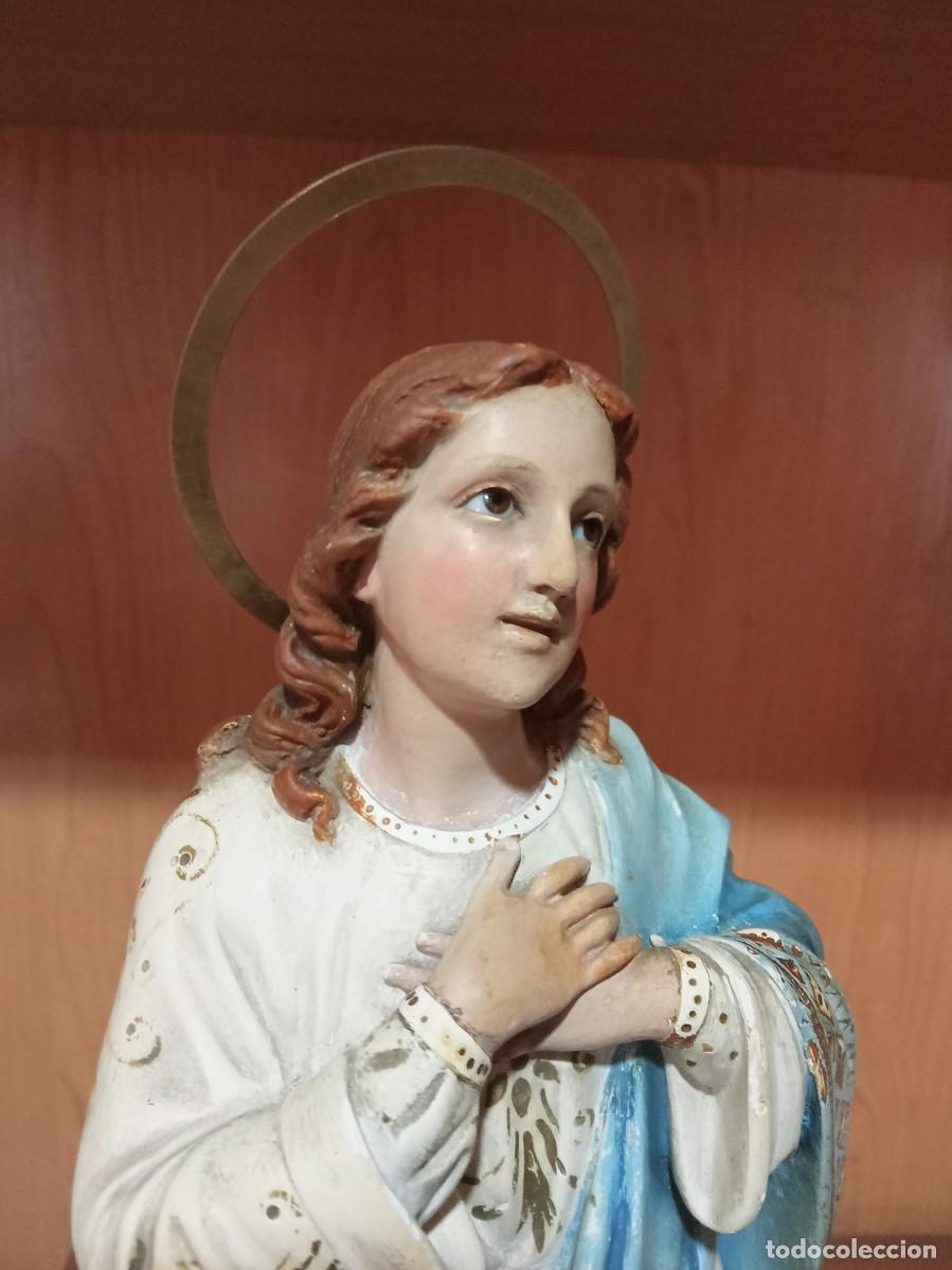 Arte: Antigua virgen inmaculada de Olot - Foto 21
