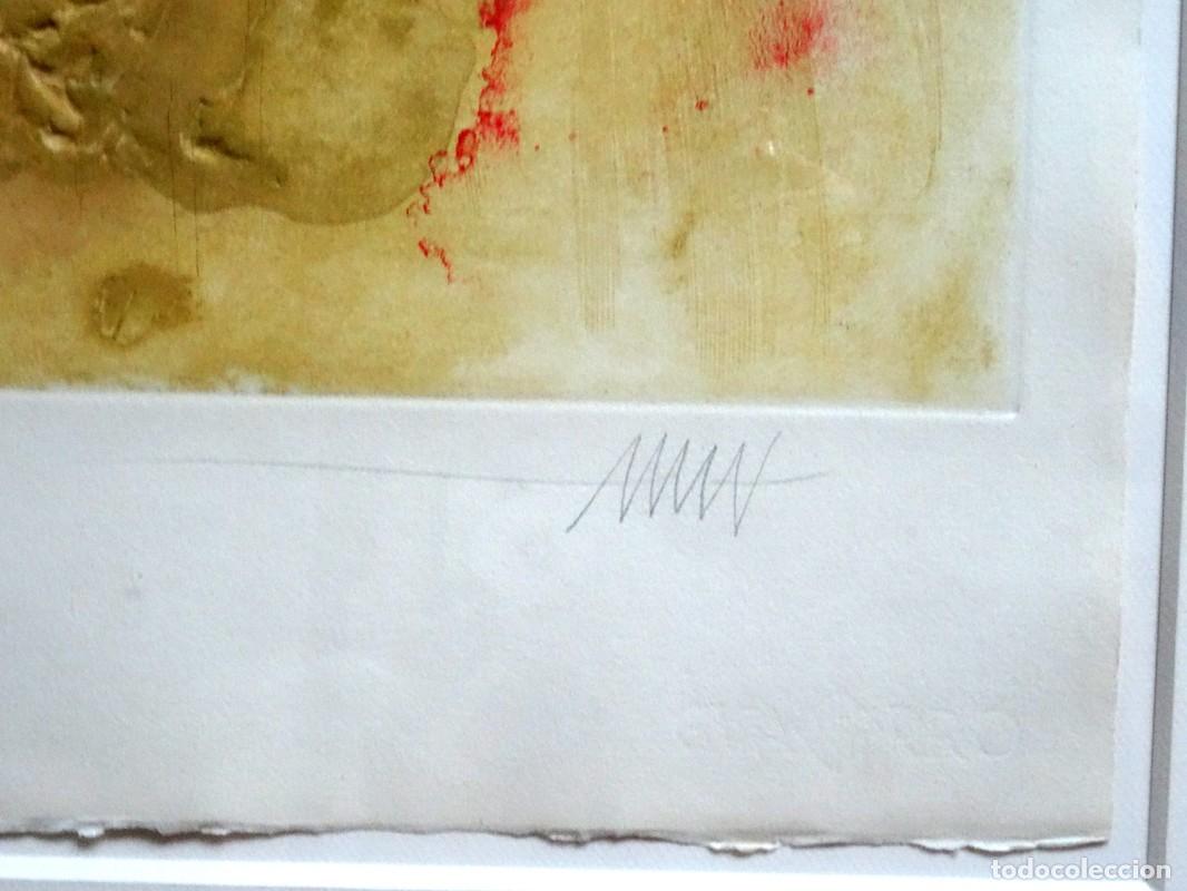 Arte: Aguafuerte enmarcado Frederic Amat Bodeg&oacute;n - Foto 4