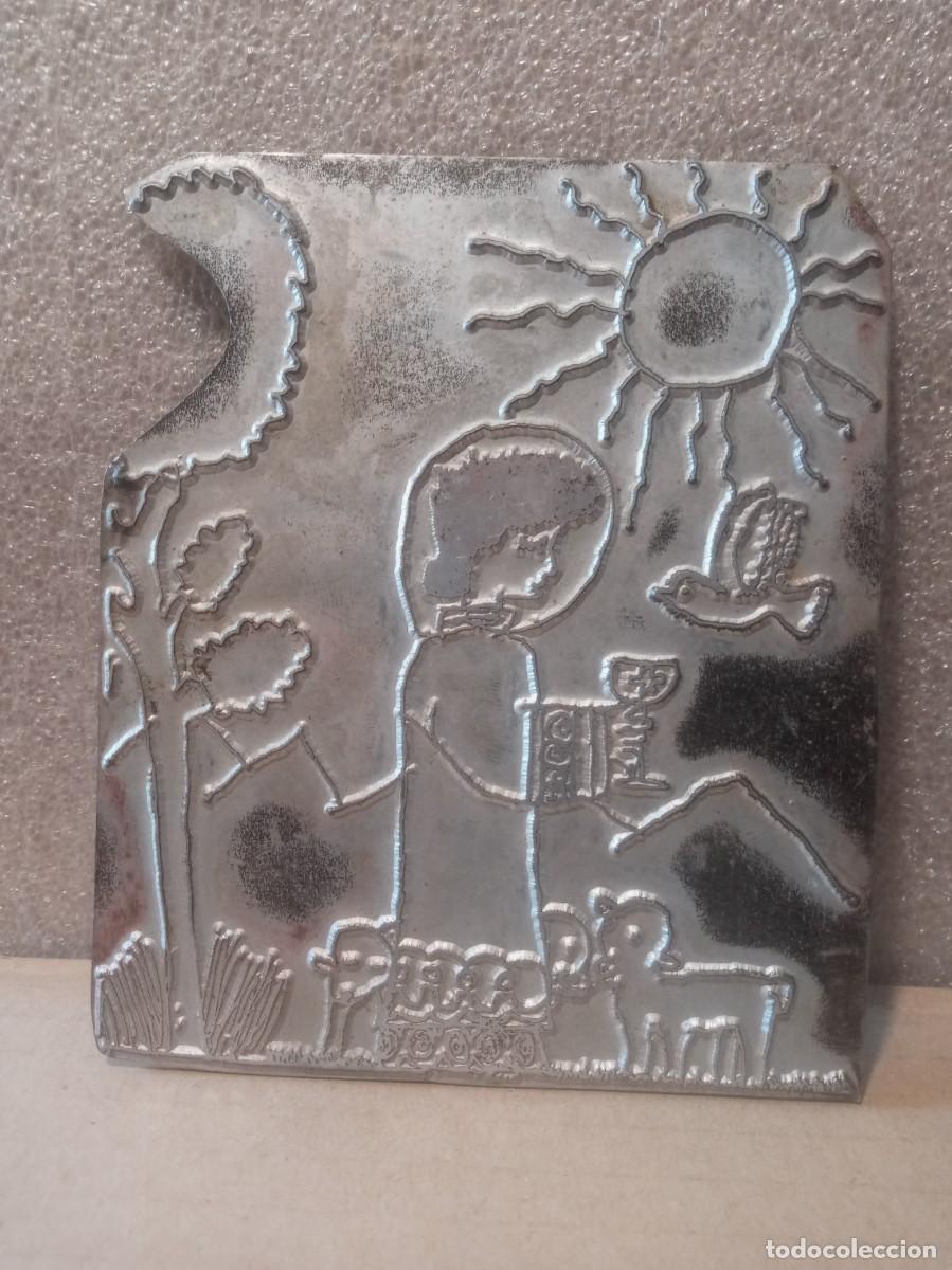 Arte: PLANCHA DE GRABADO-MOTIVO RELIGIOSO.