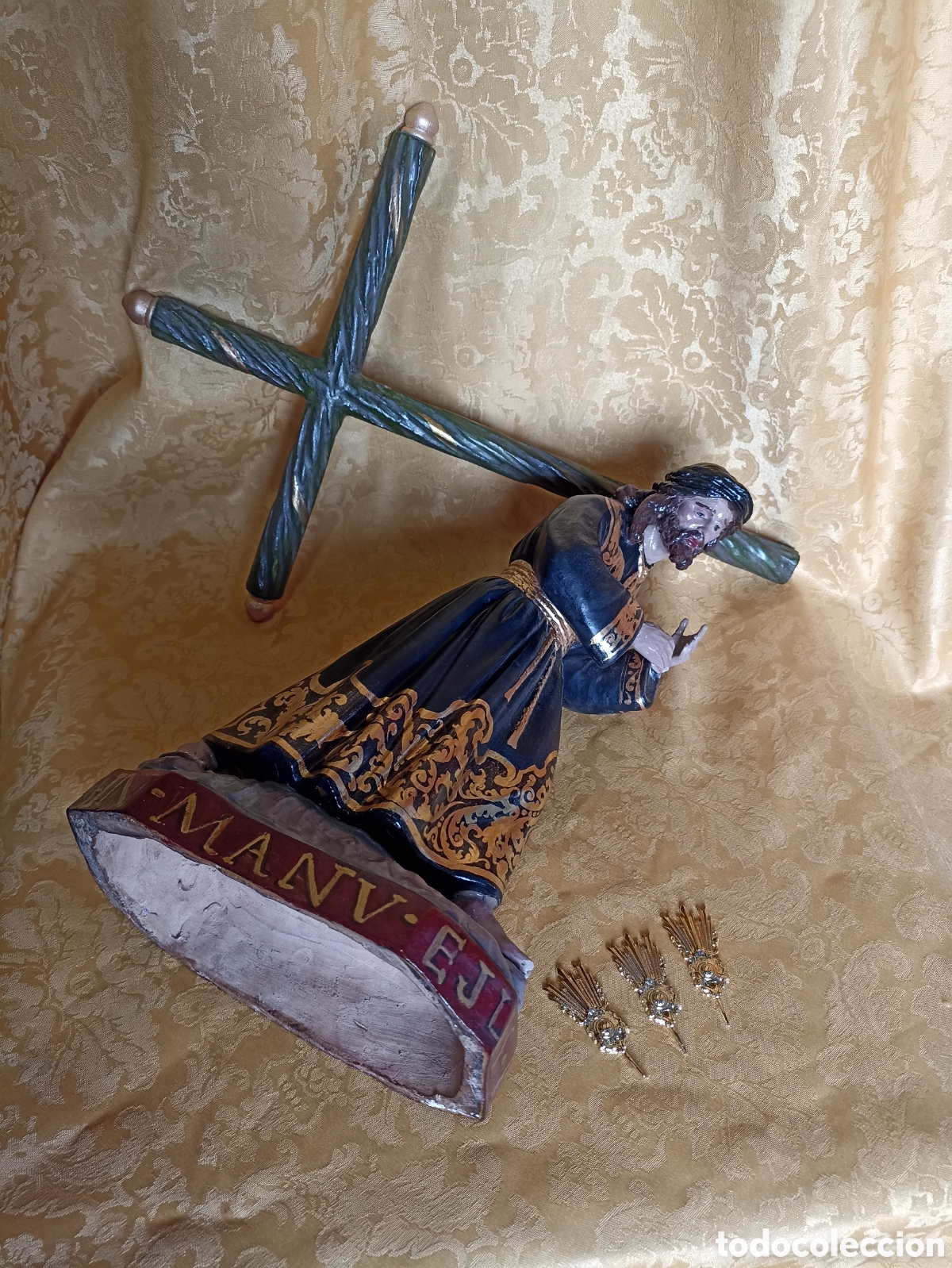 Arte: JES&Uacute;S DEL GRAN PODER. ANTIGUO BARRO COCIDO - Foto 3