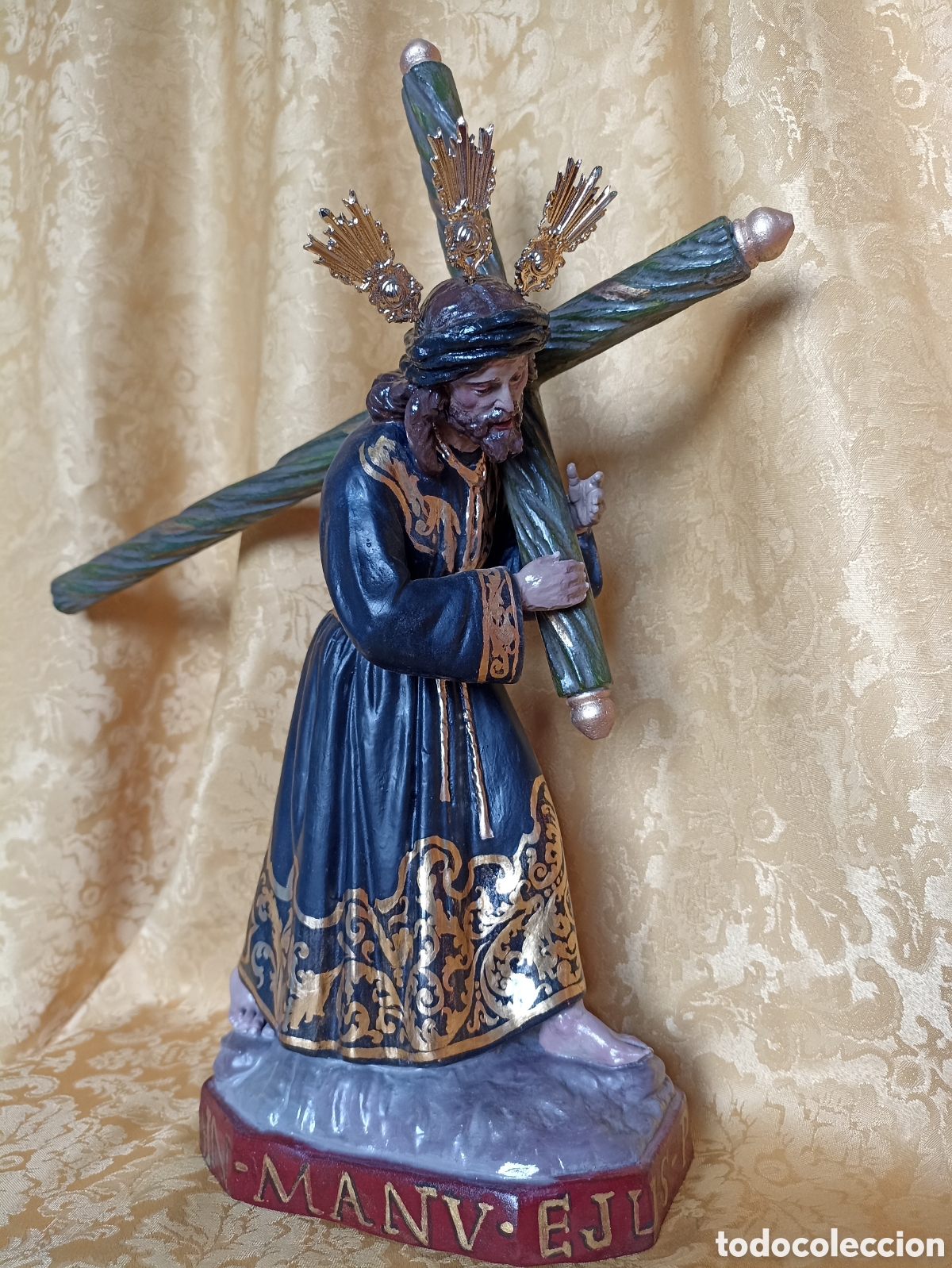 Arte: JES&Uacute;S DEL GRAN PODER. ANTIGUO BARRO COCIDO - Foto 5