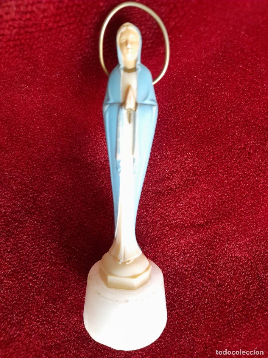 Arte: Virgen de Lourdes d&eacute;cada de los 60 - Foto 1