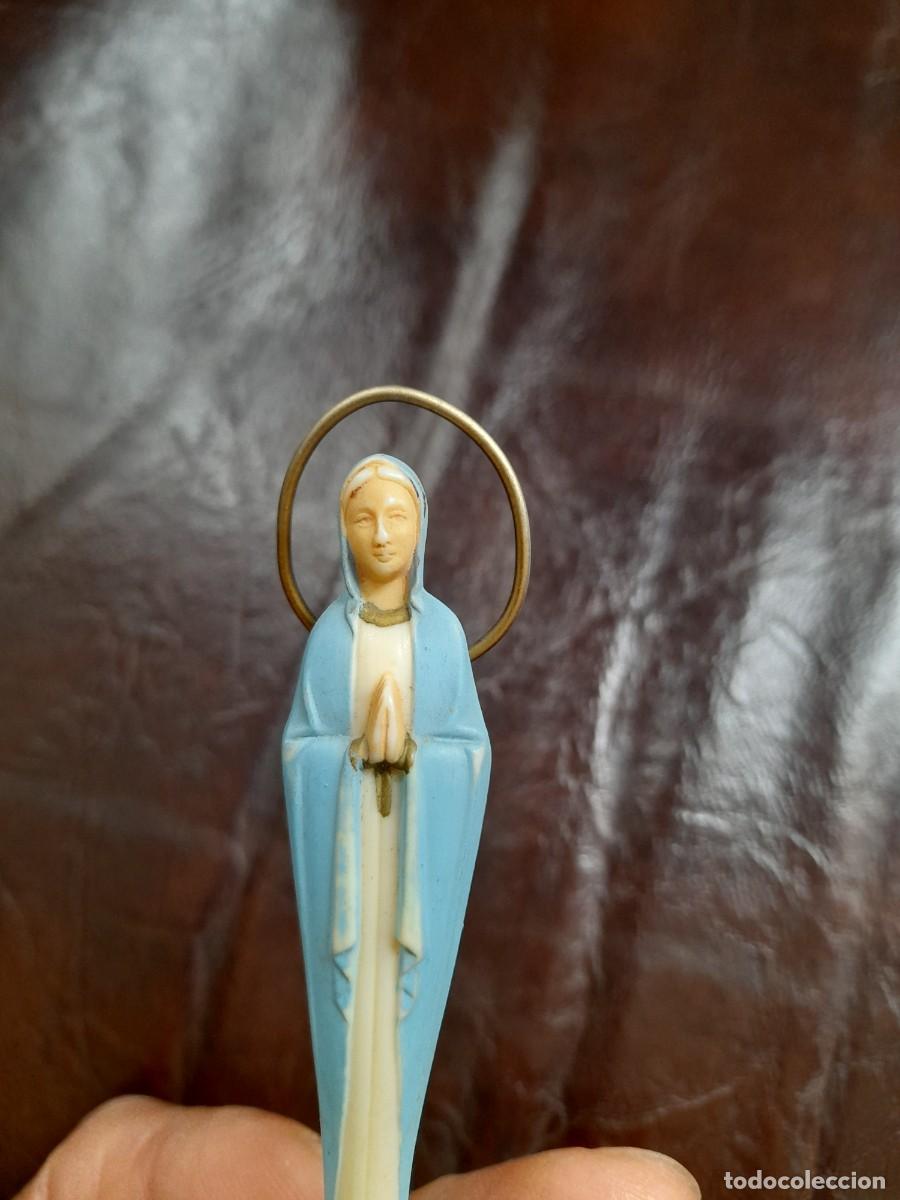 Arte: Virgen de Lourdes d&eacute;cada de los 60 - Foto 2