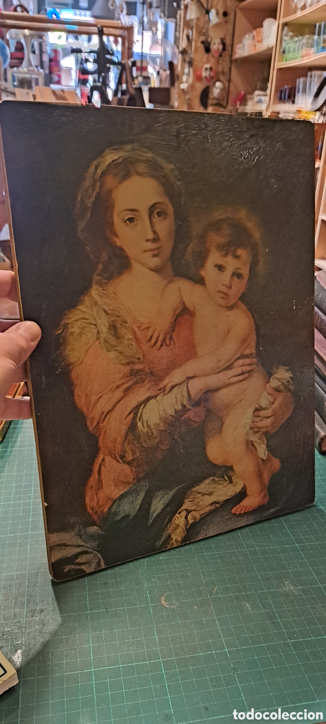 Arte: Cuadro religioso virgen - Foto 1