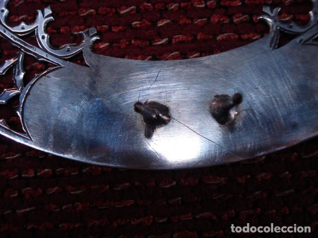 Arte: Gran corona calada de plata - Foto 5