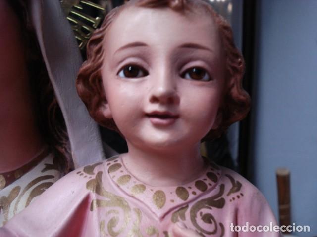 Arte: Virgen del Carmen de estuco de Olot - Foto 5