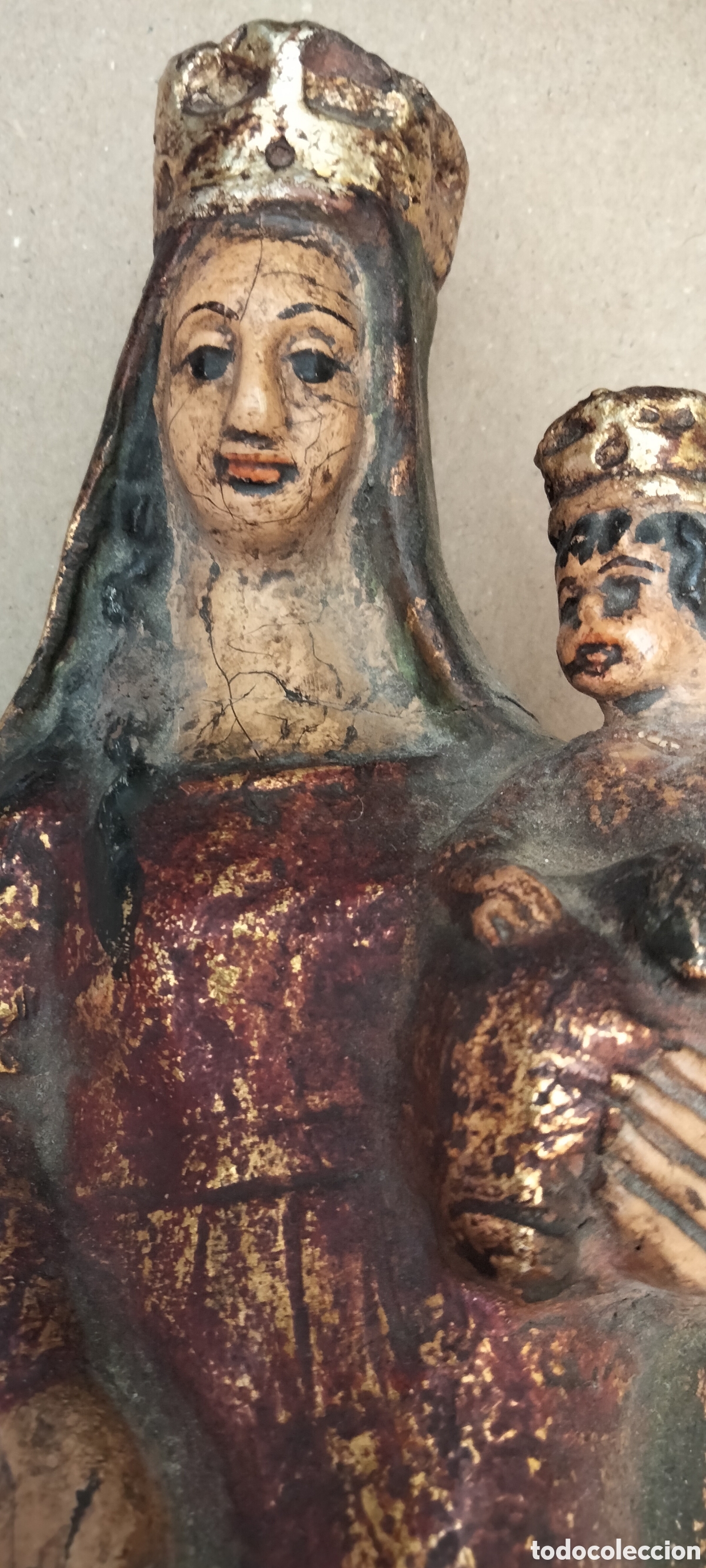 Arte: VIRGEN TERRACOTA - Foto 2
