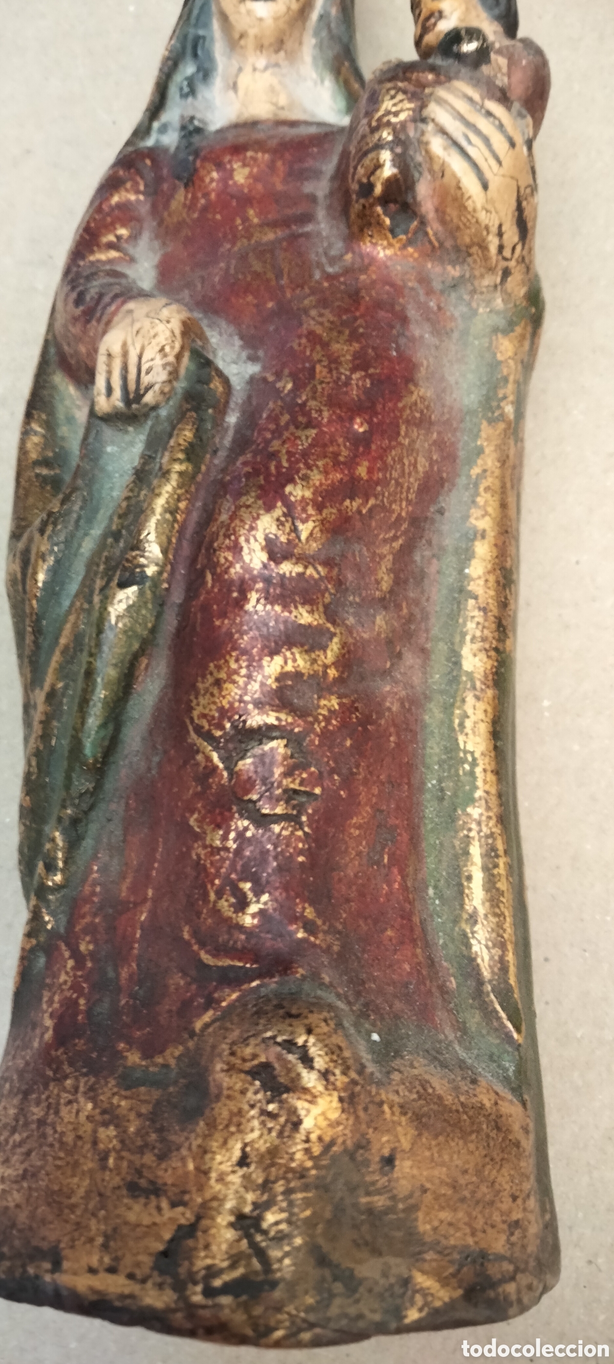 Arte: VIRGEN TERRACOTA - Foto 3
