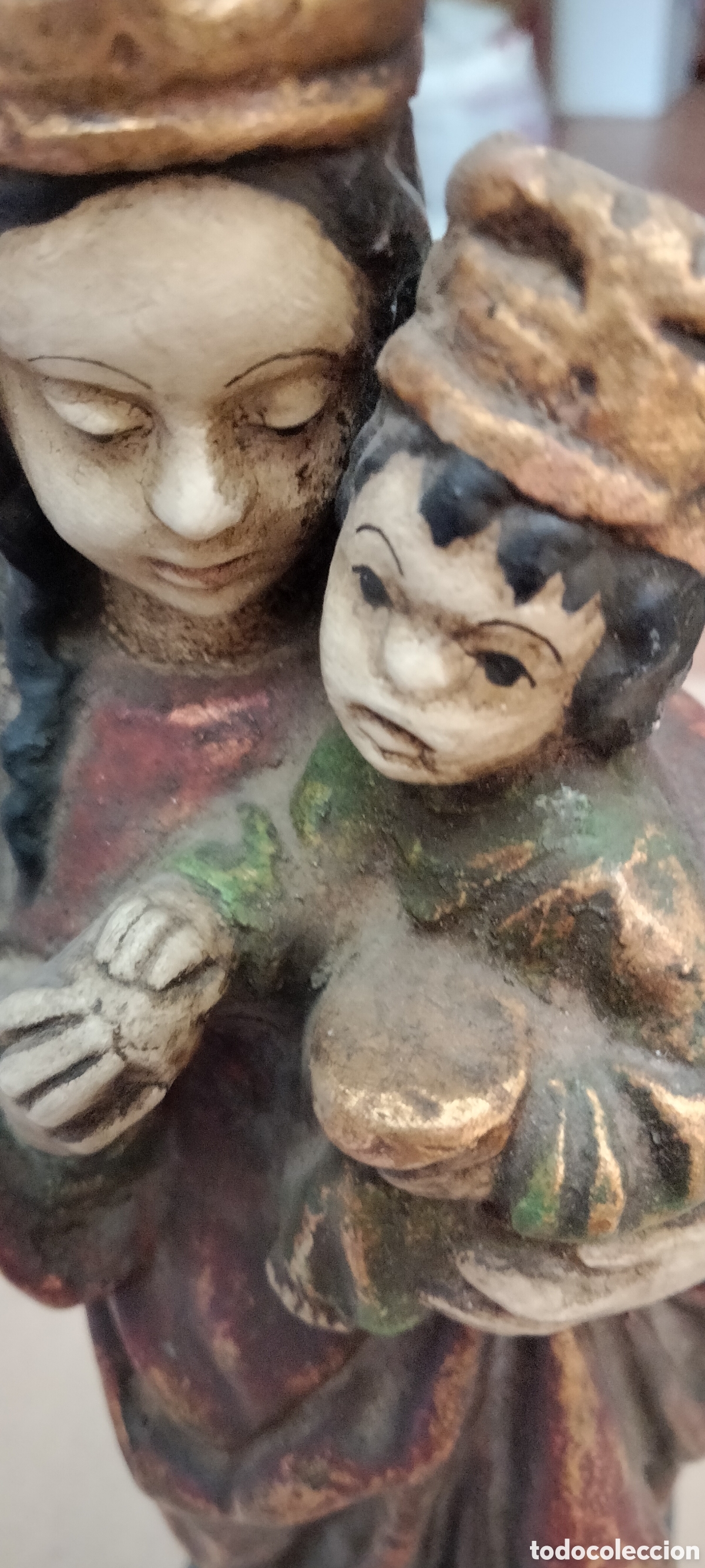 Arte: VIRGEN TERRACOTA - Foto 3