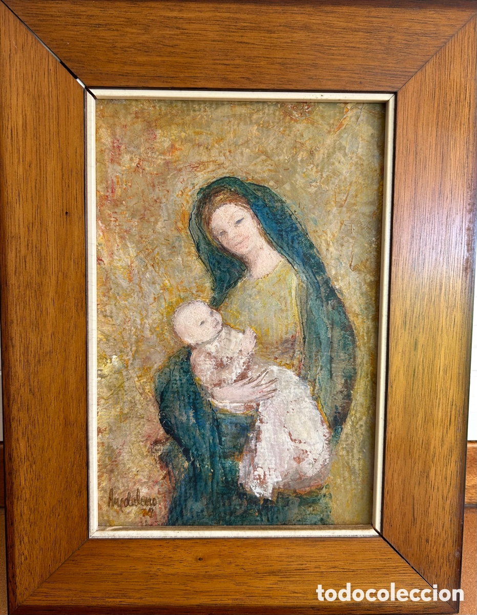 Arte: MAGDALENO &Oacute;LEO SOBRE TABLA - Foto 1