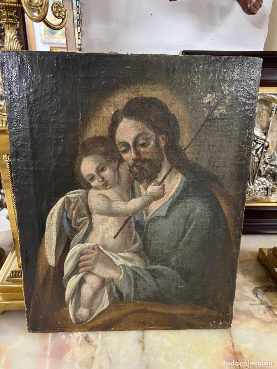 Arte: Antiguo &Oacute;leo de San Jos&eacute;. - Foto 1