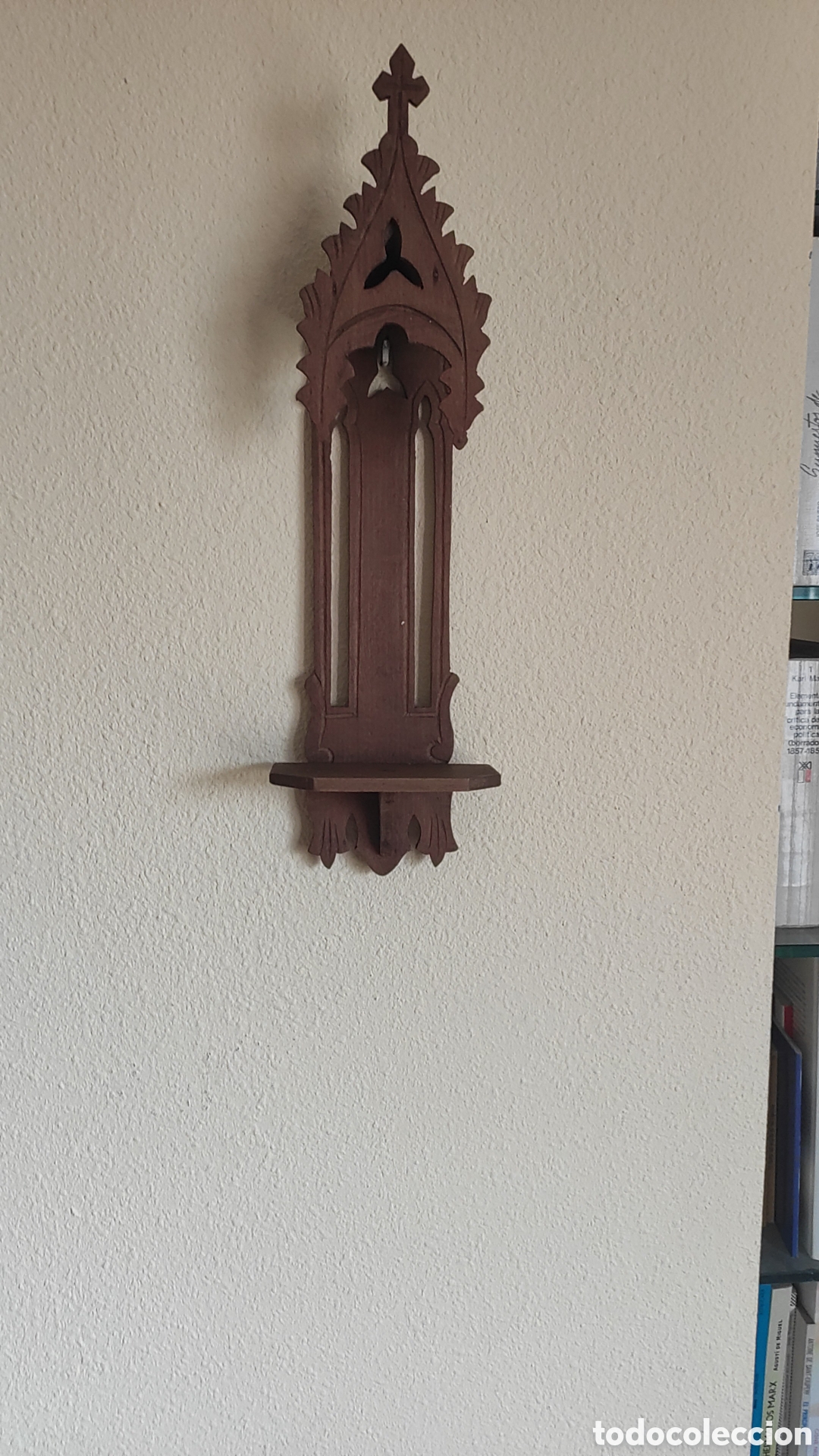 Arte: CAPILLA ALTAR MADERA ANTIGUA - Foto 1