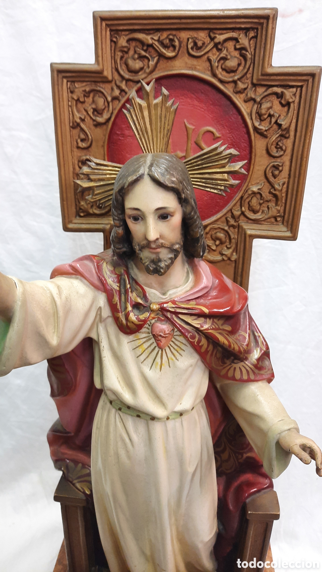Arte: Cristo Jes&uacute;s entronado de Olot - Foto 3