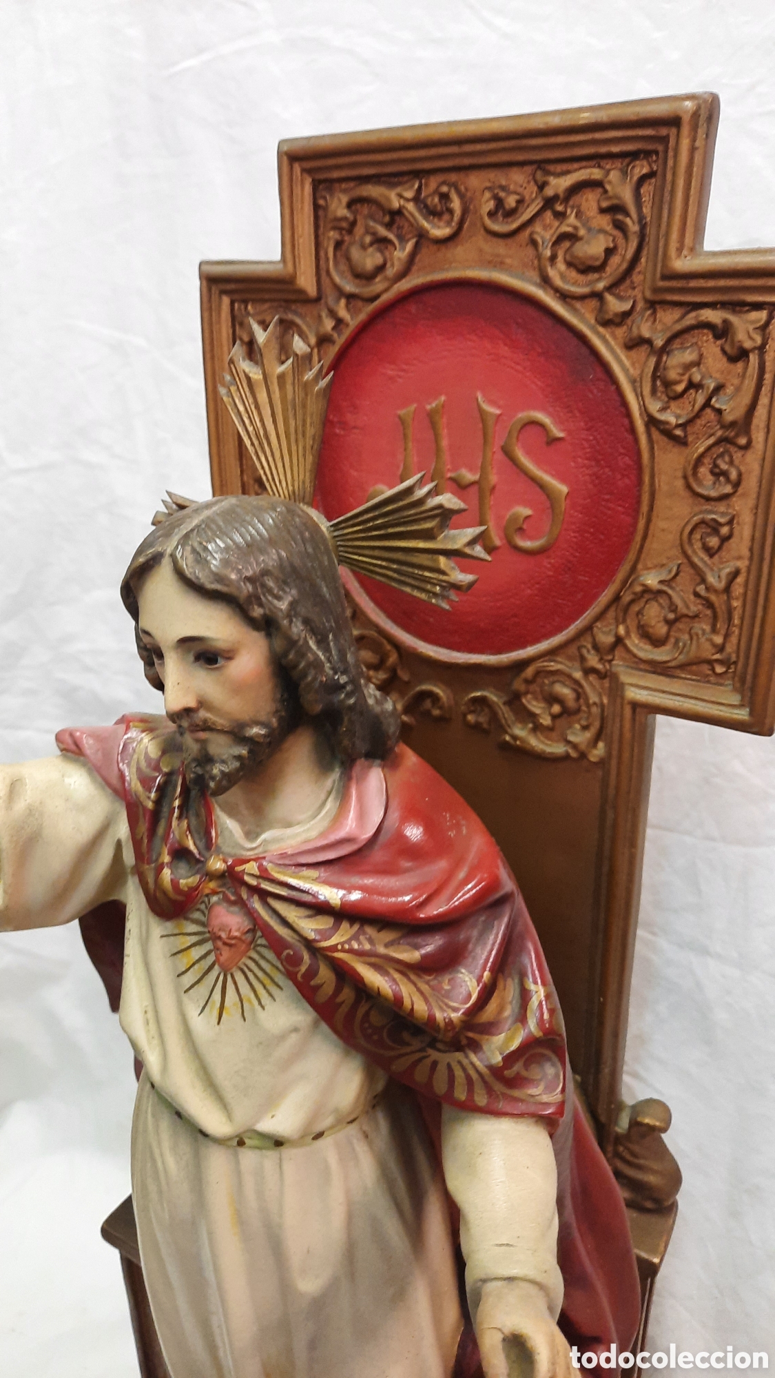 Arte: Cristo Jes&uacute;s entronado de Olot - Foto 4
