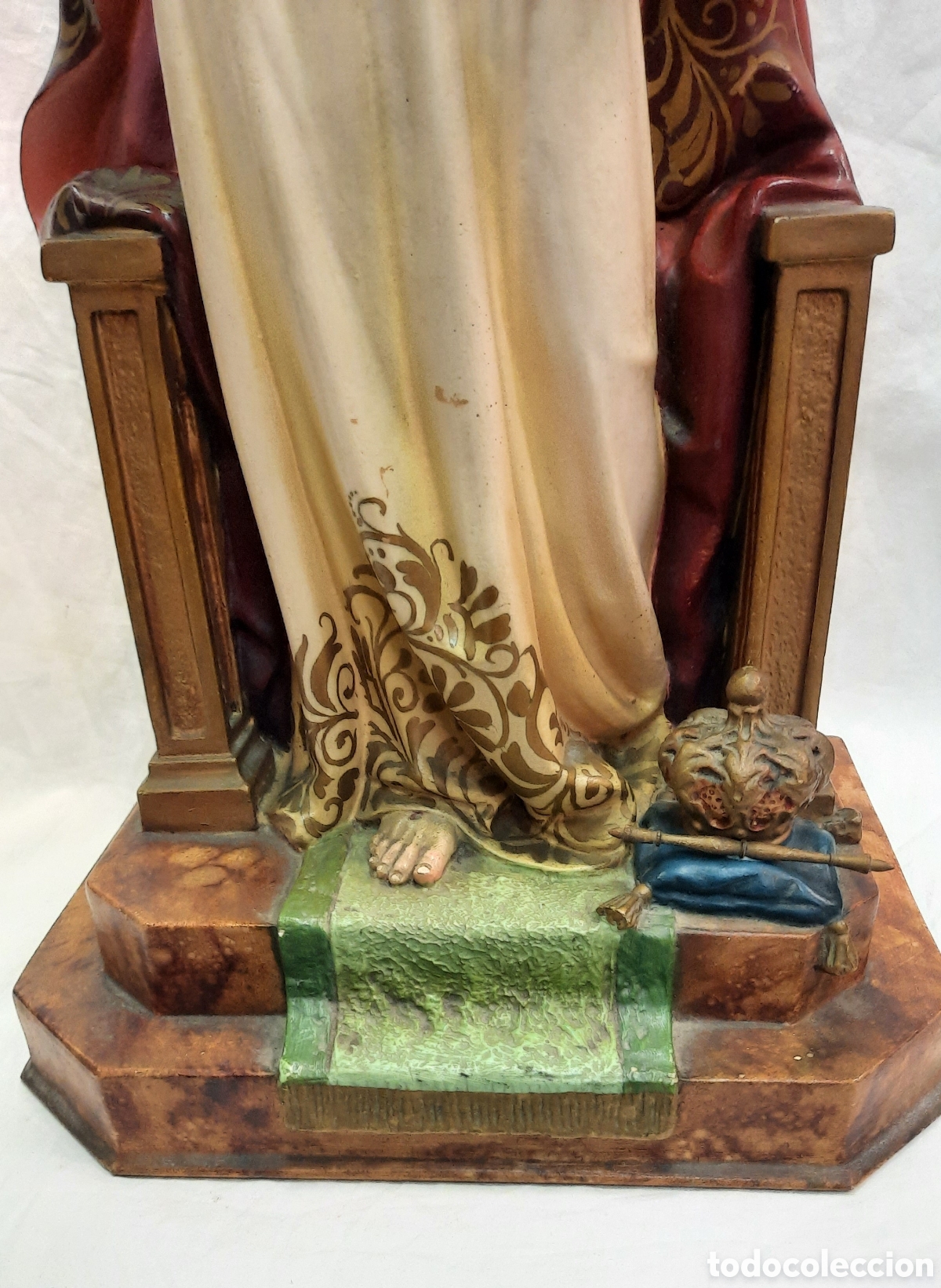 Arte: Cristo Jes&uacute;s entronado de Olot - Foto 5