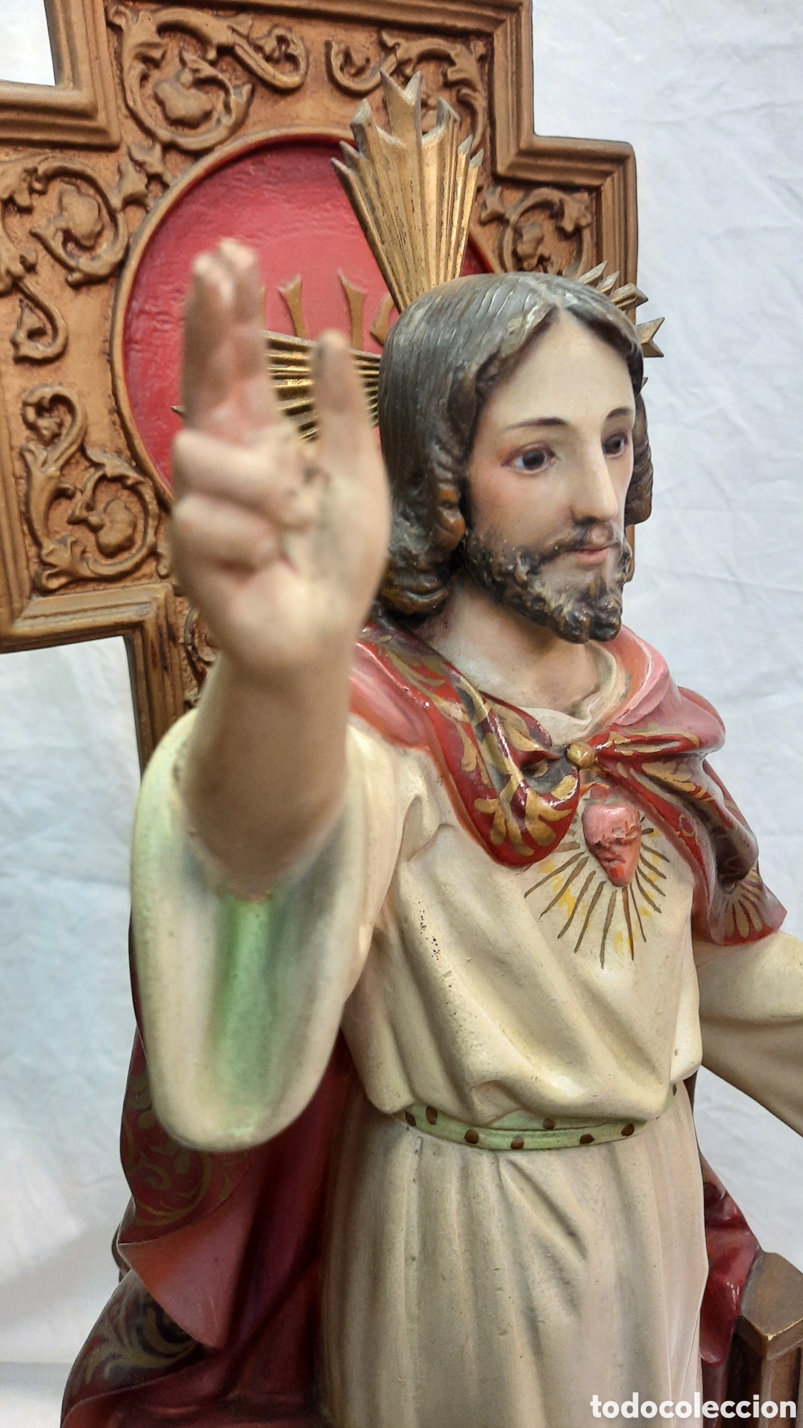 Arte: Cristo Jes&uacute;s entronado de Olot - Foto 8