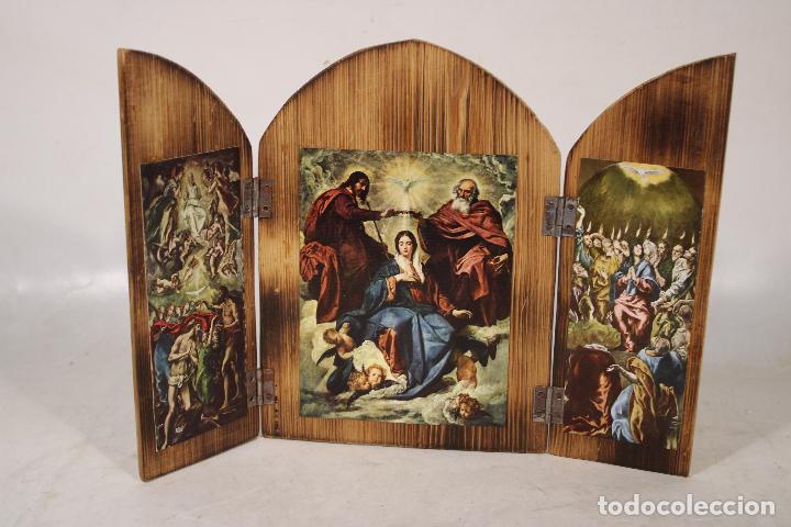 Arte: triptico las glorias de maria - Foto 1