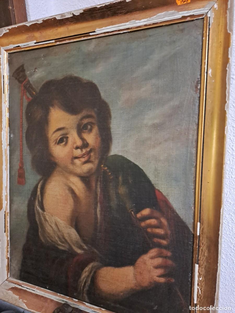 Arte: Lienzo antiguo de Gaitero - Foto 5