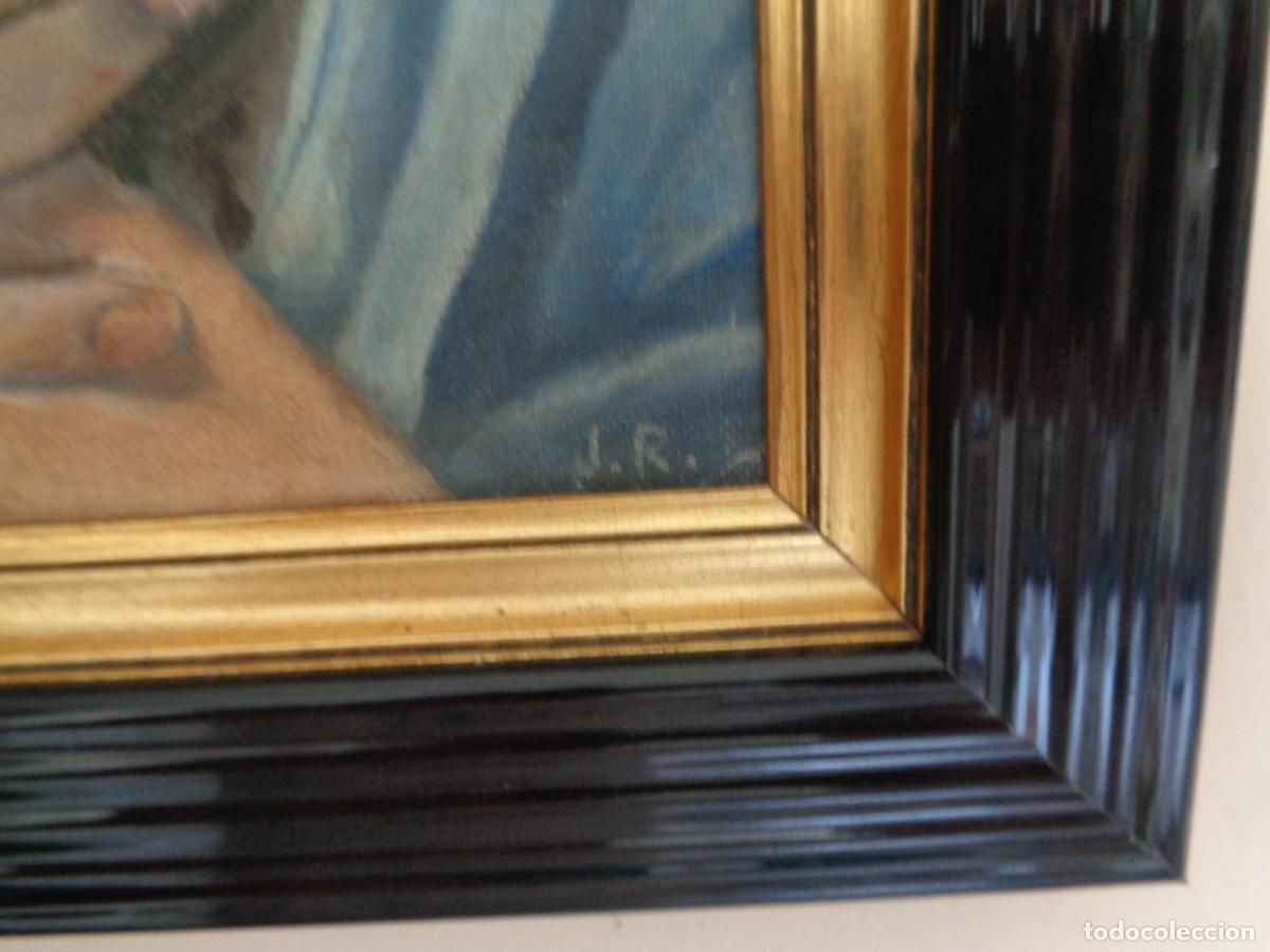 Arte: CUADRO DE LA VIRGEN MARIA PINTADO AL OLEO - Foto 4