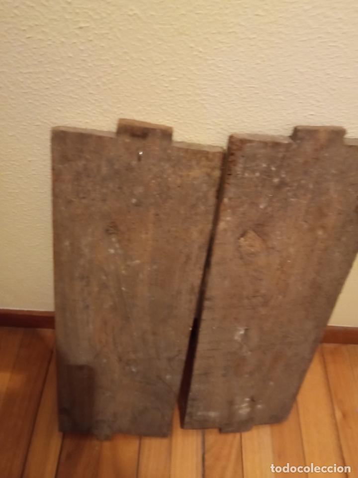 Arte: dos piezas policromadas de retablo - Foto 8