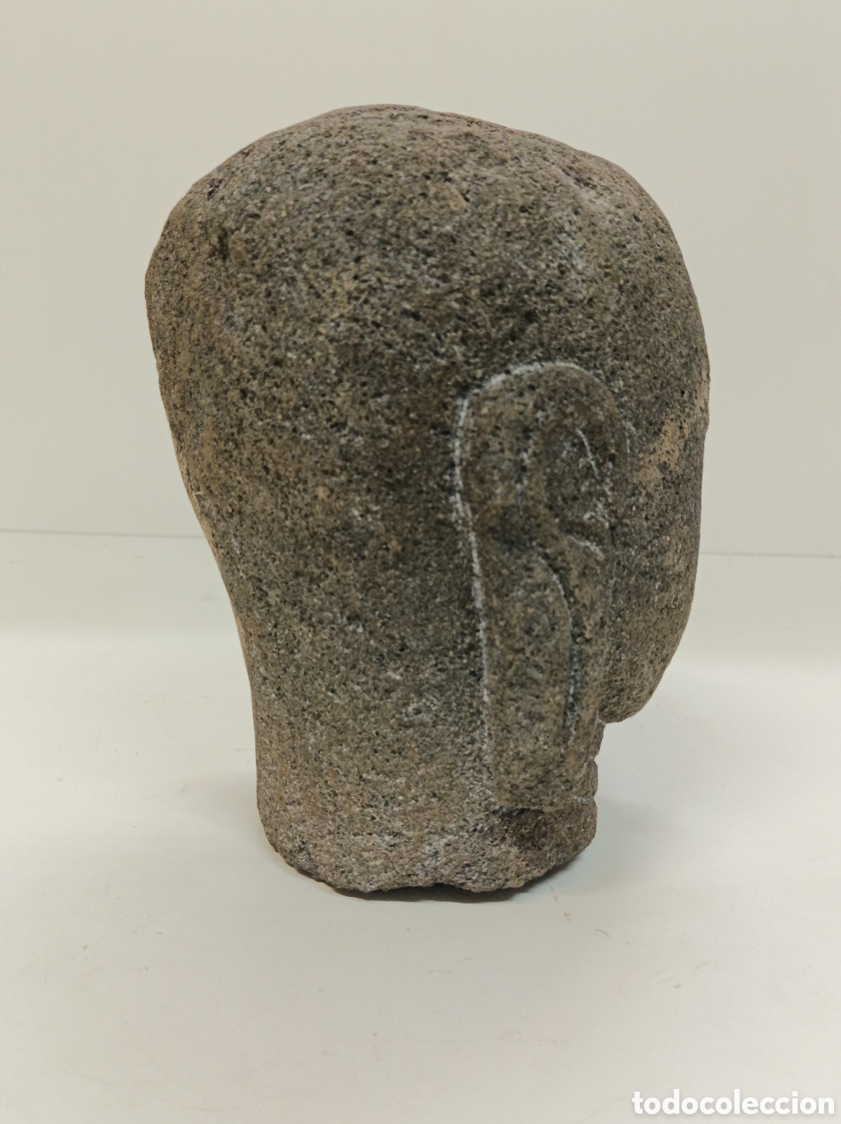 Arte: Cabeza Busto Buda en piedra - Foto 4
