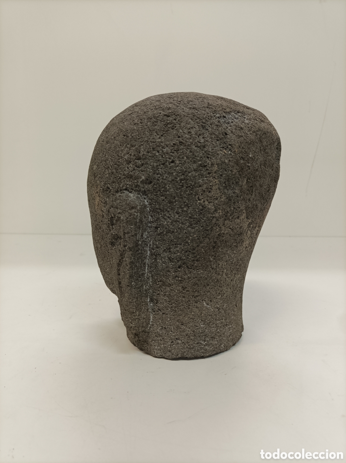 Arte: Cabeza Busto Buda en piedra - Foto 5