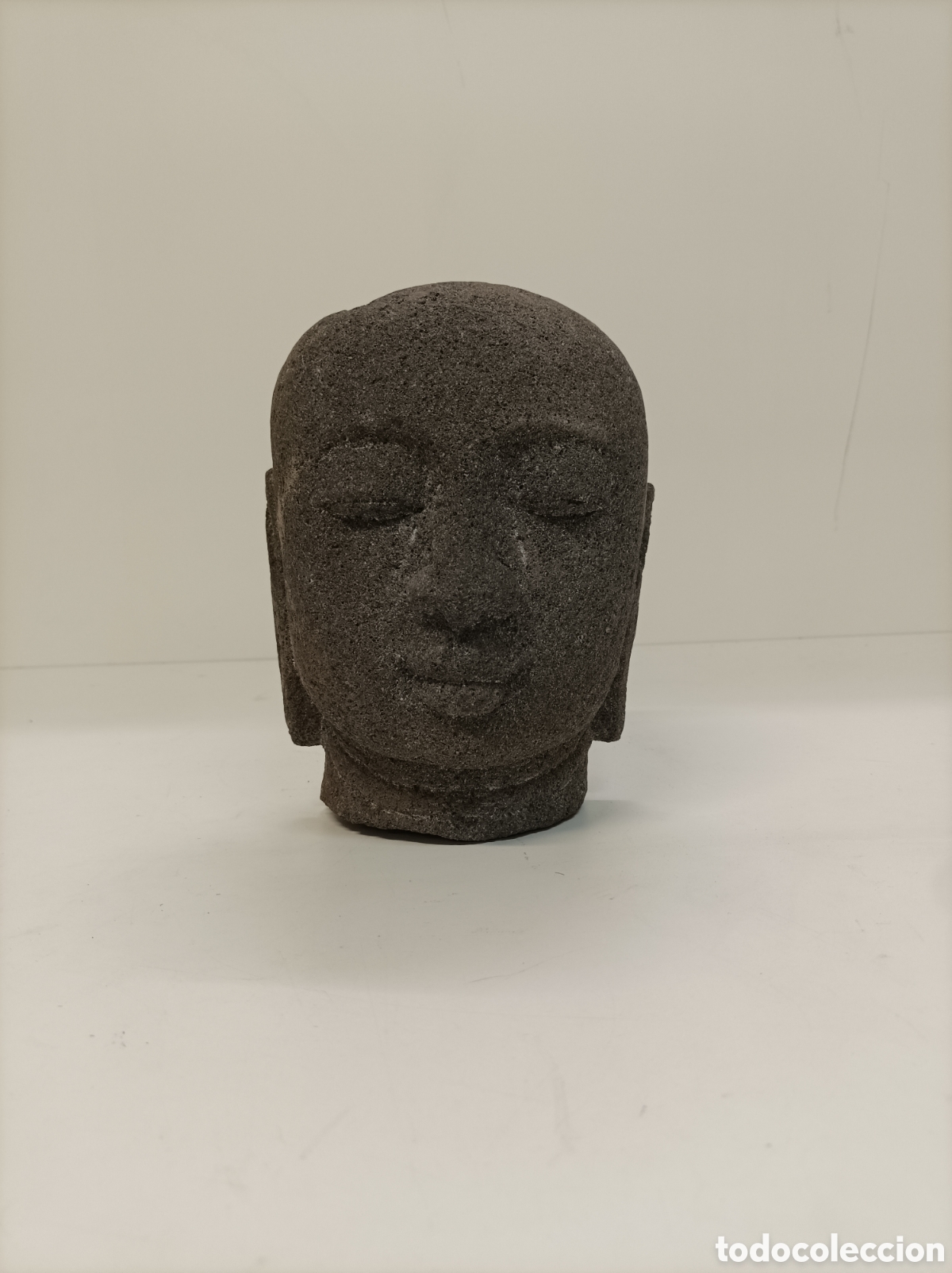 Arte: Cabeza Busto Buda en piedra - Foto 7