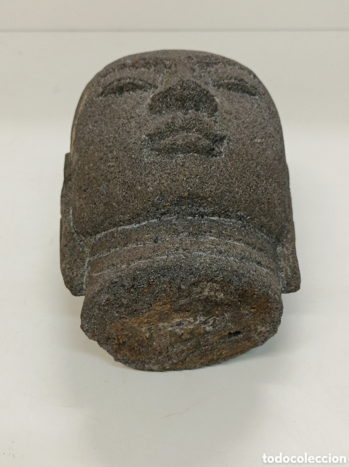 Arte: Cabeza Busto Buda en piedra - Foto 8