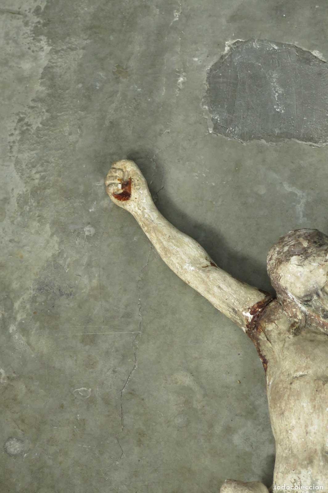 Arte: CRISTO DE PAPIER MACHE. HACIA 1800 - Foto 4