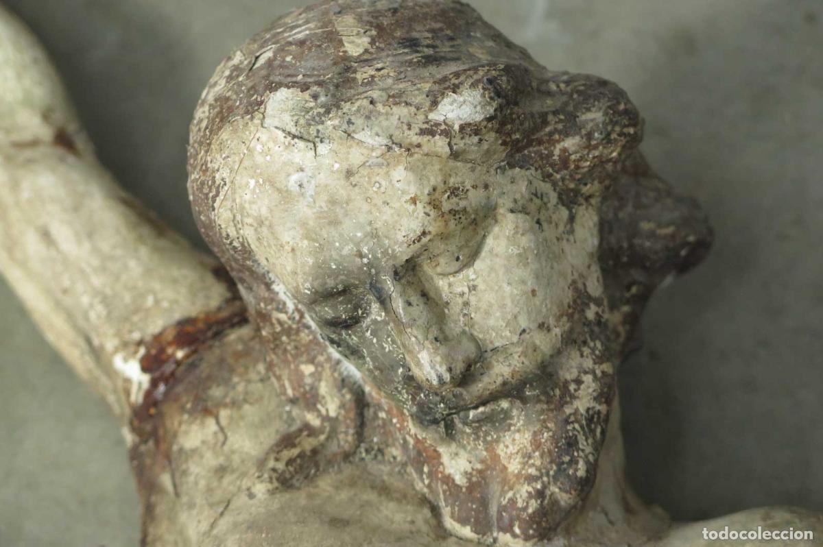 Arte: CRISTO DE PAPIER MACHE. HACIA 1800 - Foto 6