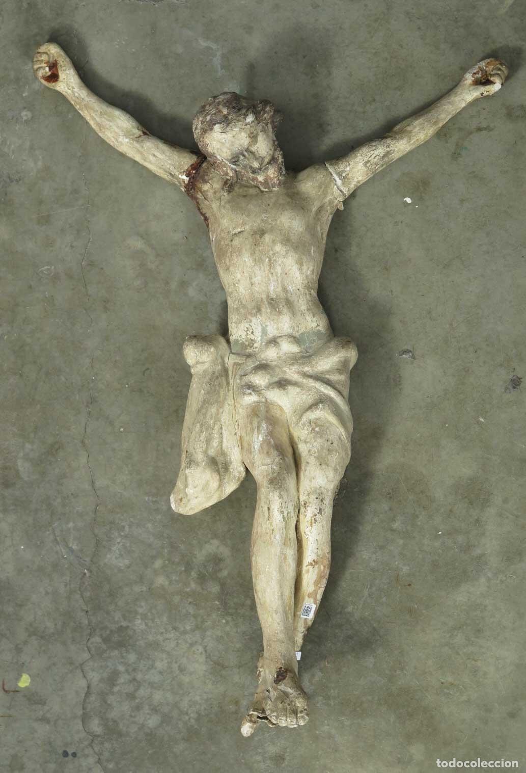 Arte: CRISTO DE PAPIER MACHE. HACIA 1800 - Foto 1