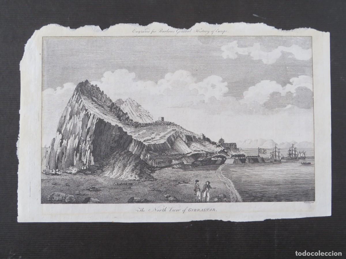 Arte: WARREN. GRABADO DEL NORTE DE GIBRALTAR - Foto 1