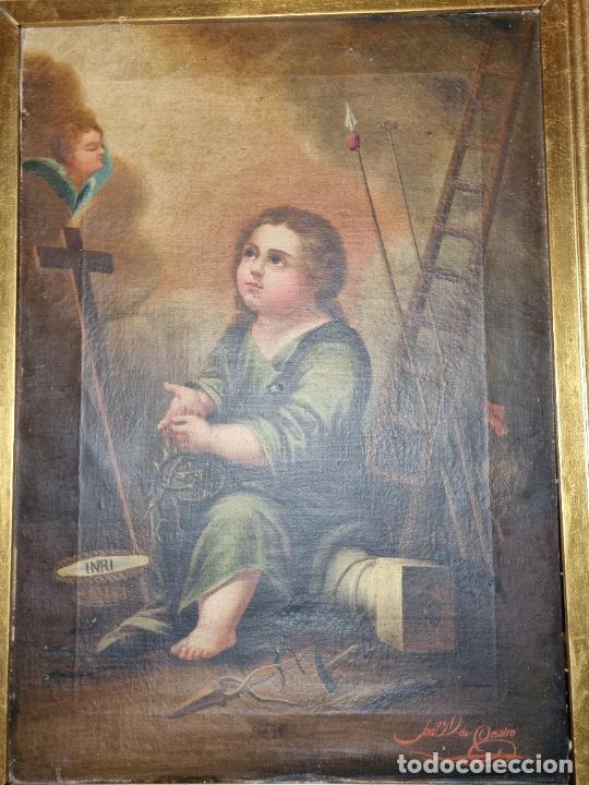 Arte: OLEO SOBRE LIENZO. SIGLO XIX - Foto 10