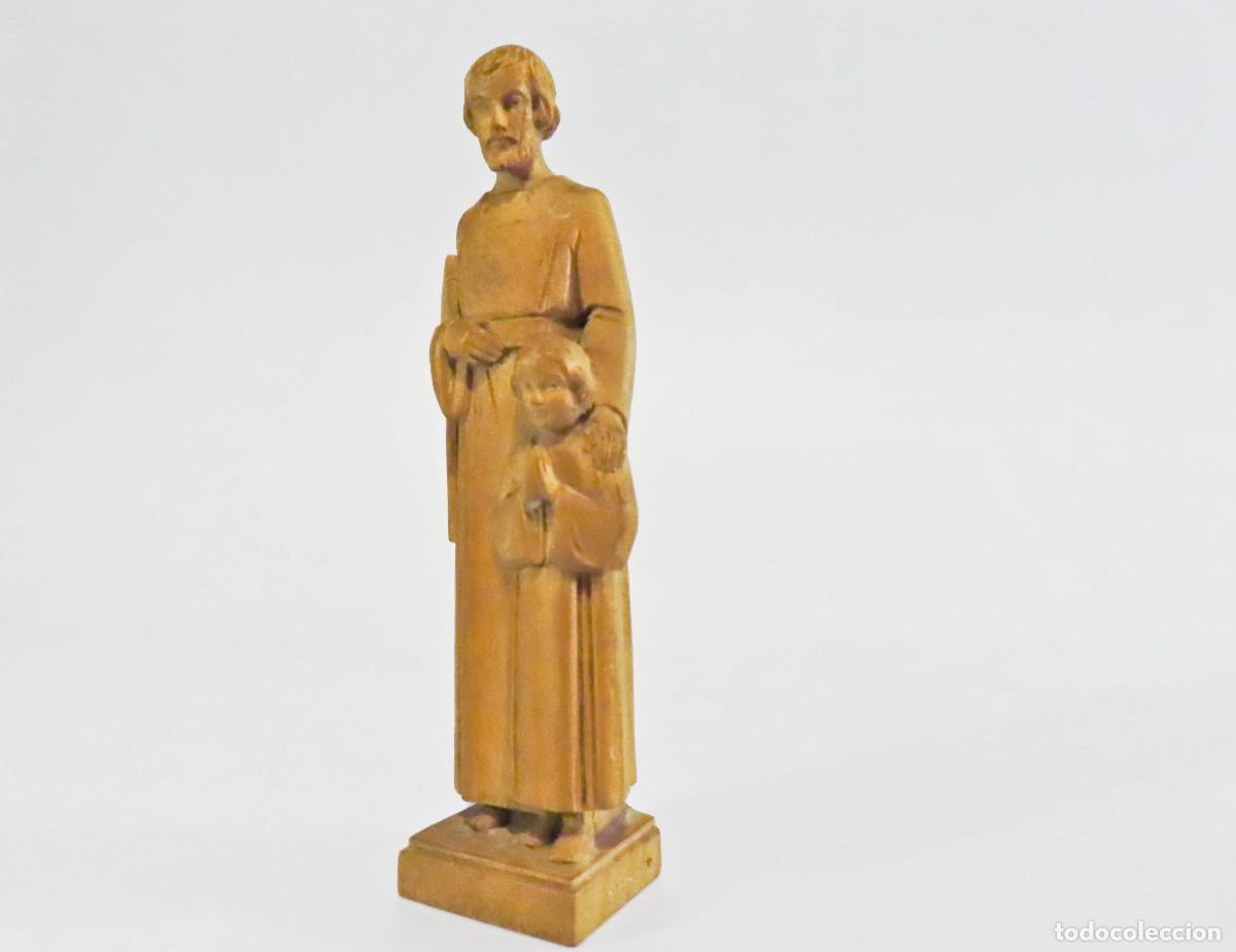 Arte: Figura santo tallada en madera - Foto 2