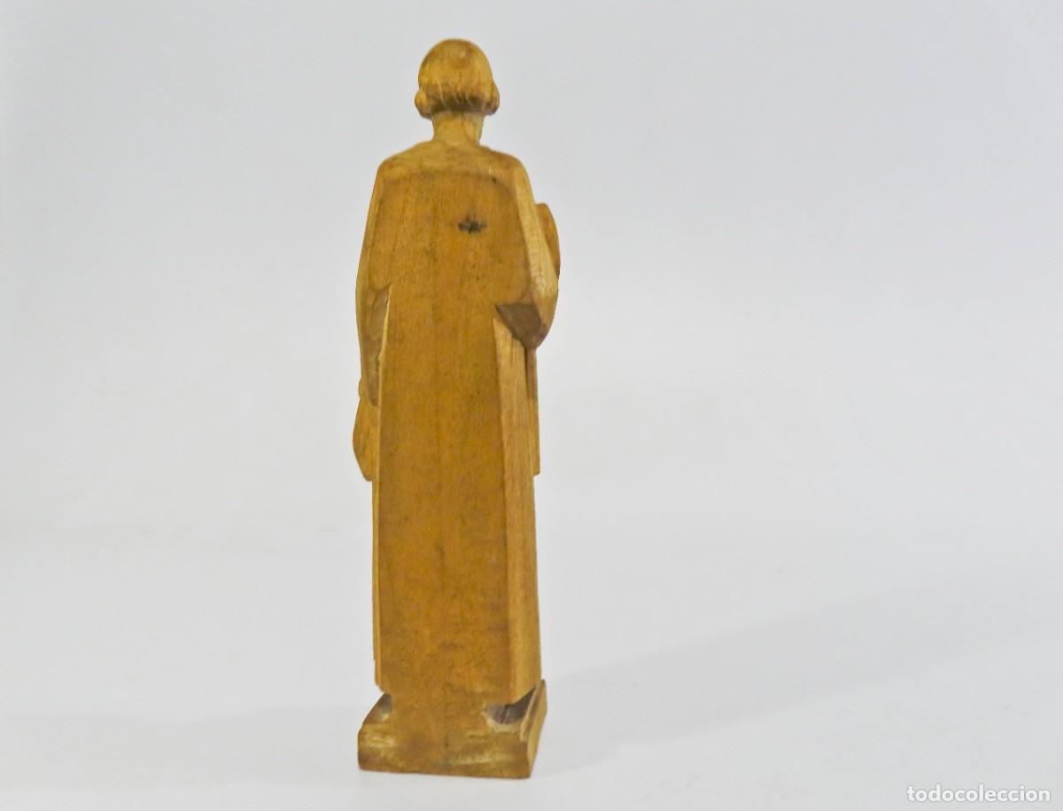 Arte: Figura santo tallada en madera - Foto 3