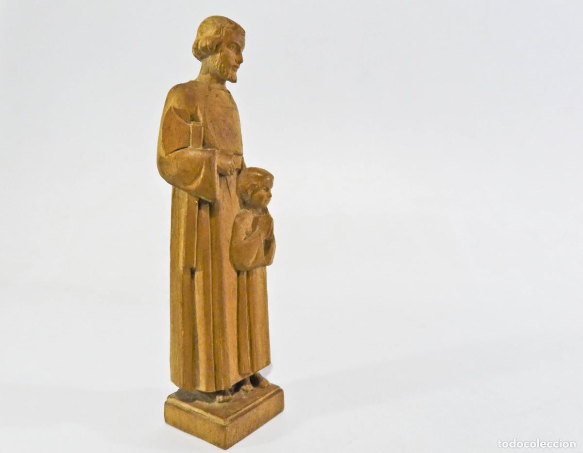 Arte: Figura santo tallada en madera - Foto 4