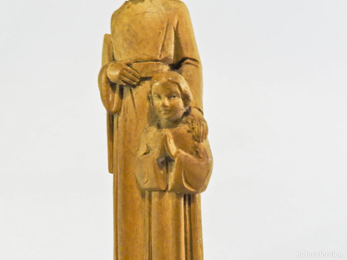 Arte: Figura santo tallada en madera - Foto 5