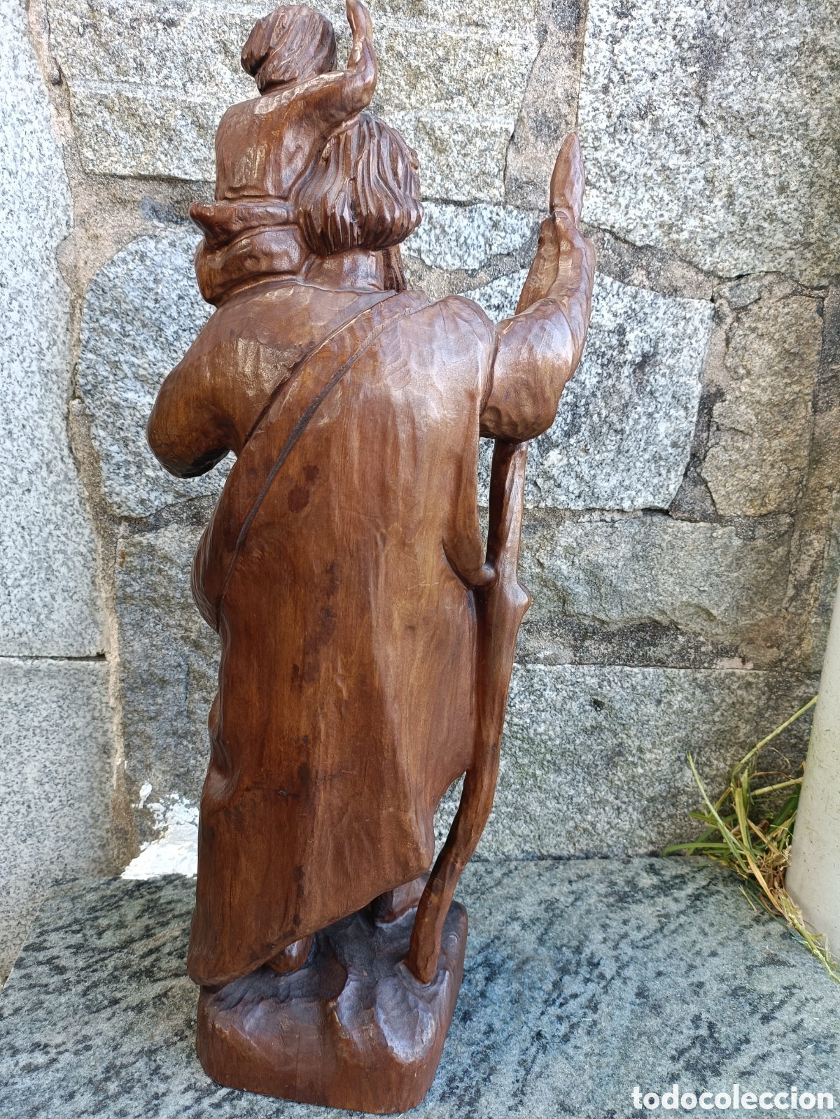 Arte: San cristobal, madera - Foto 3