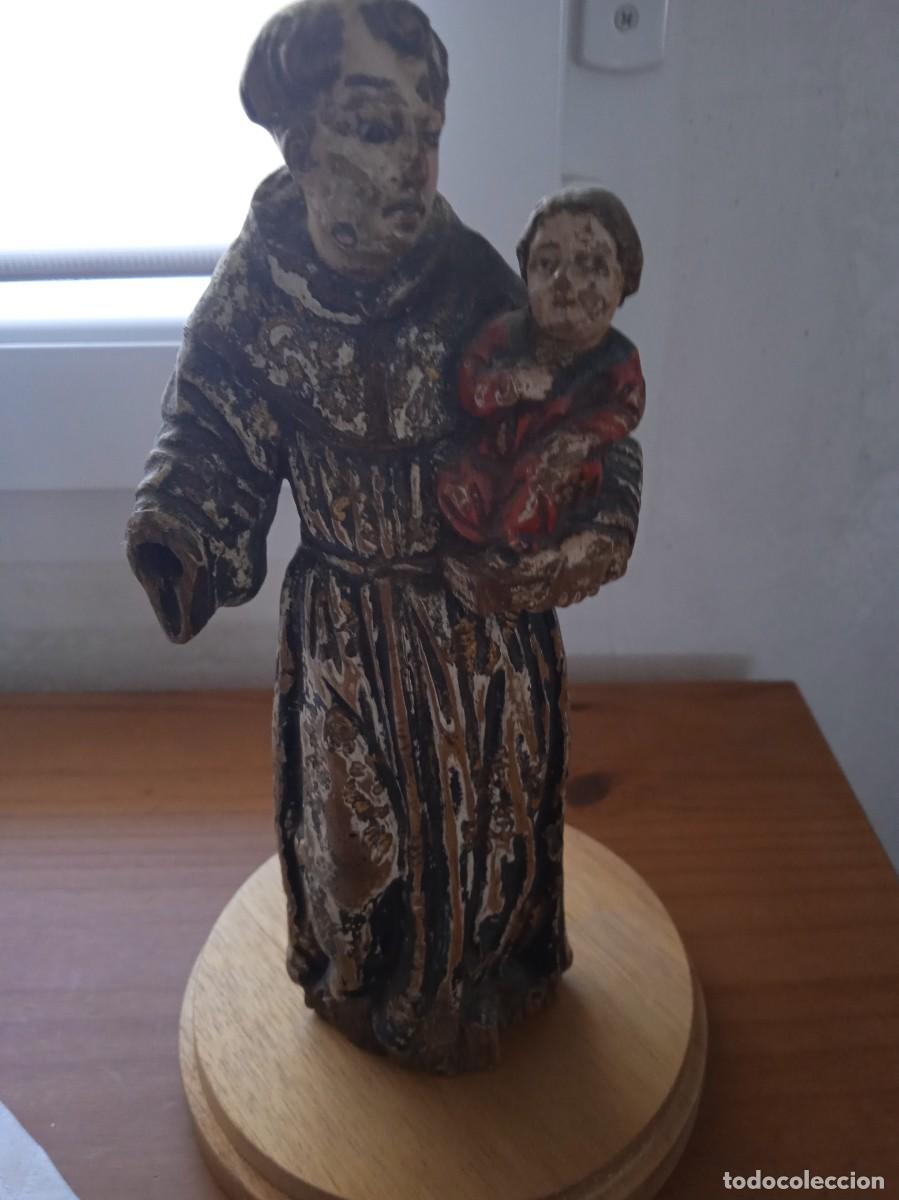 Arte: Santo de madera del siglo 18 - Foto 2