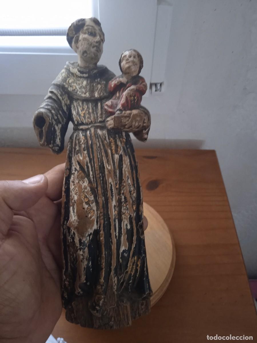 Arte: Santo de madera del siglo 18 - Foto 4