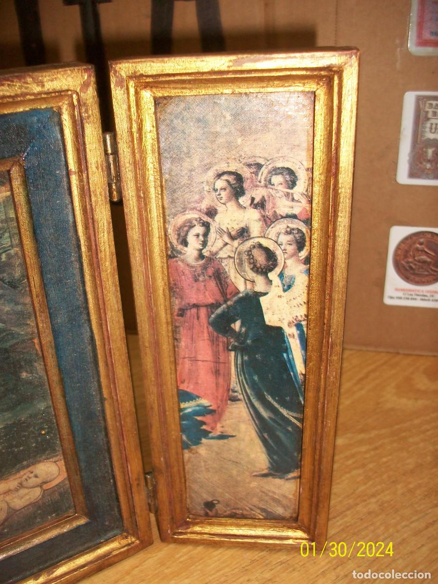 Arte: ANTIGUO TRIPTICO - Foto 5