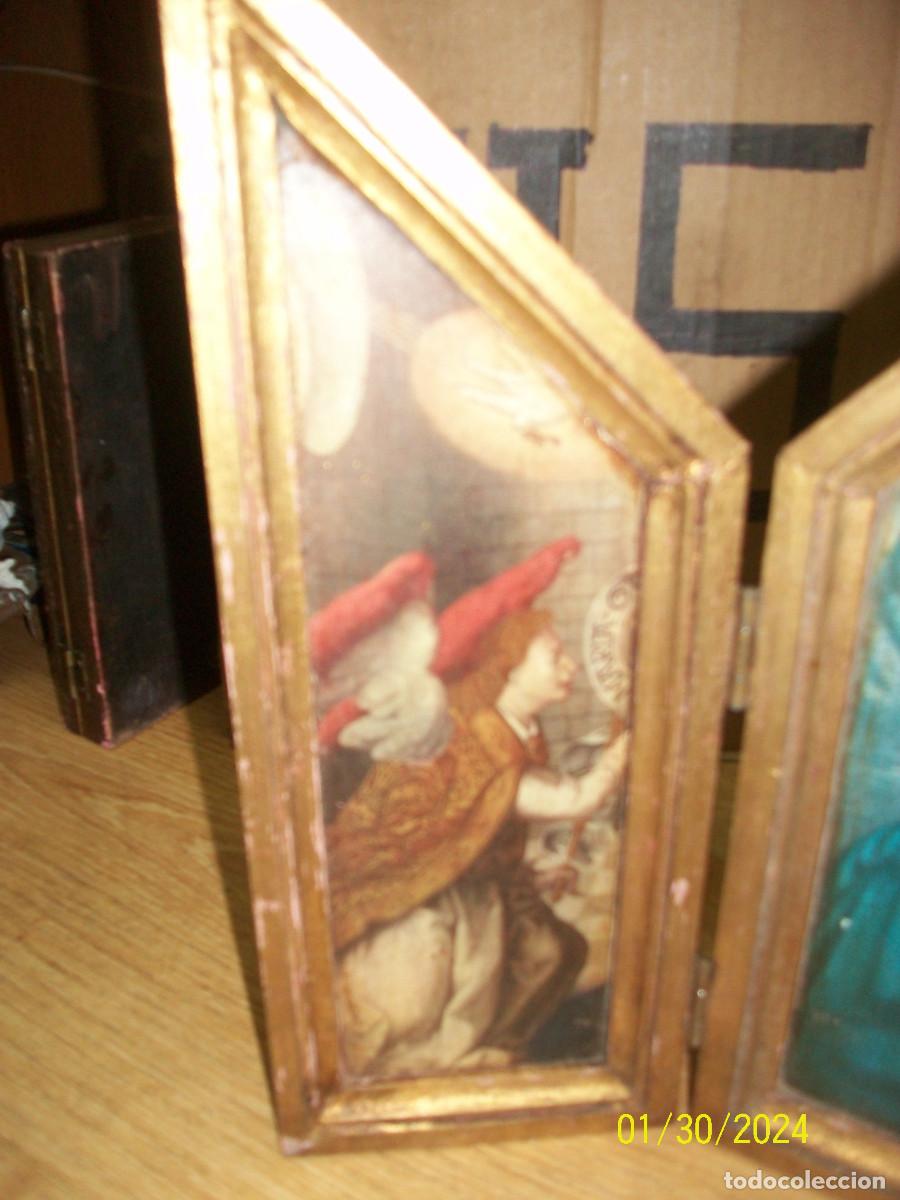 Arte: ANTIGUO TRIPTICO - Foto 2