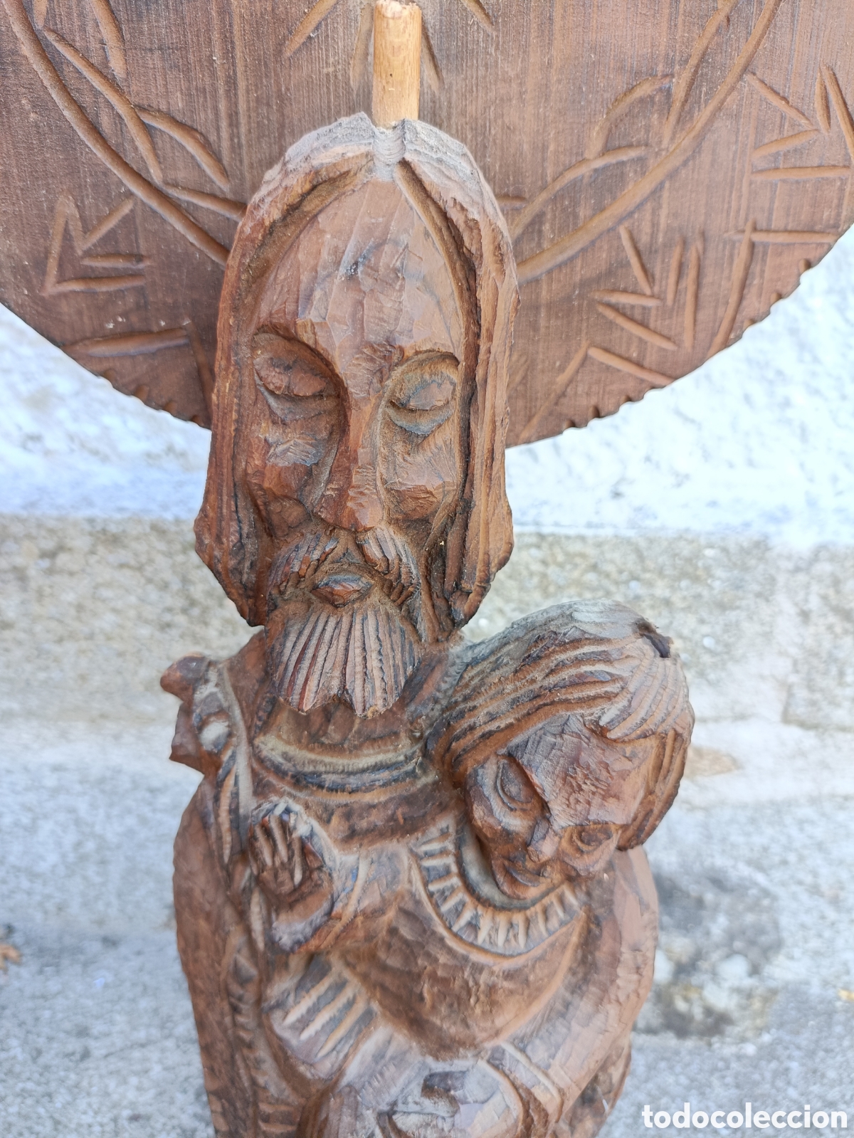 Arte: San Jos&eacute; de la monta&ntilde;a madera - Foto 5