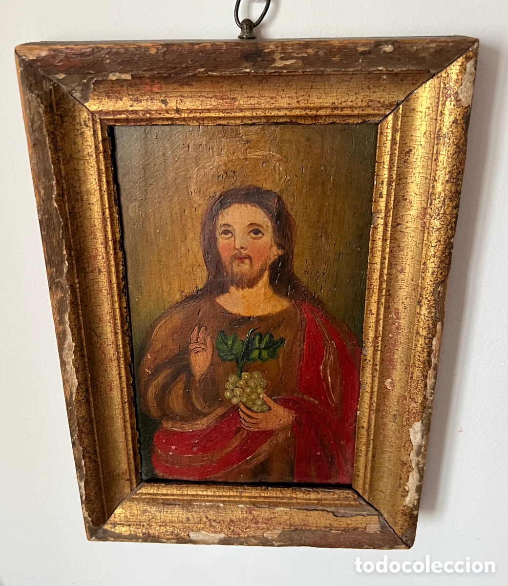 Arte: Oleo sobre tabla Siglo XVIII - Foto 1