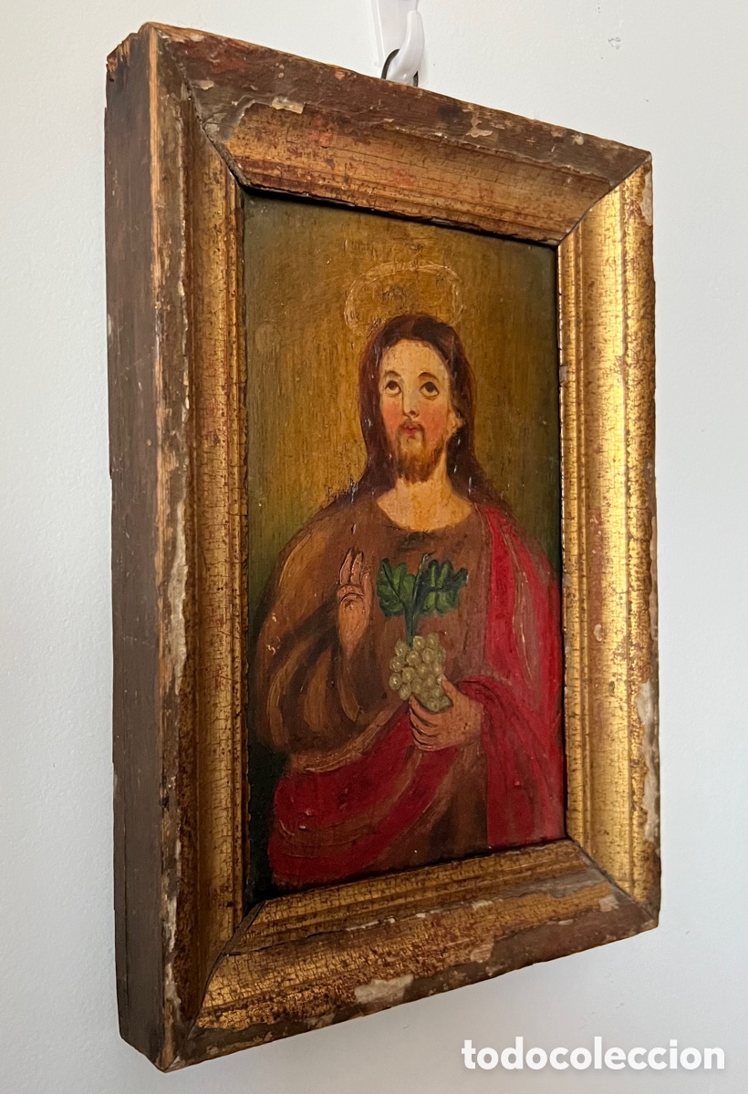 Arte: Oleo sobre tabla Siglo XVIII - Foto 6