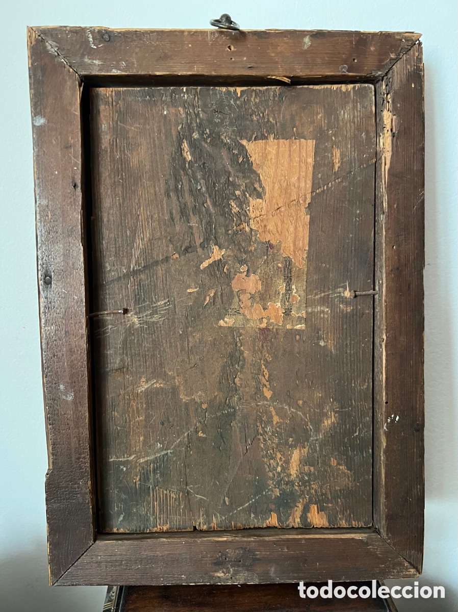 Arte: Oleo sobre tabla Siglo XVIII - Foto 8