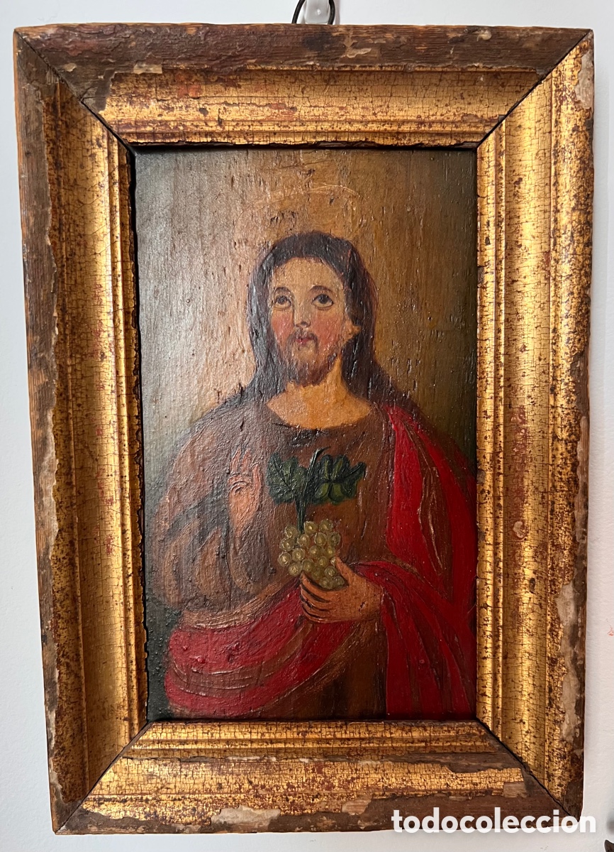 Arte: Oleo sobre tabla Siglo XVIII - Foto 3