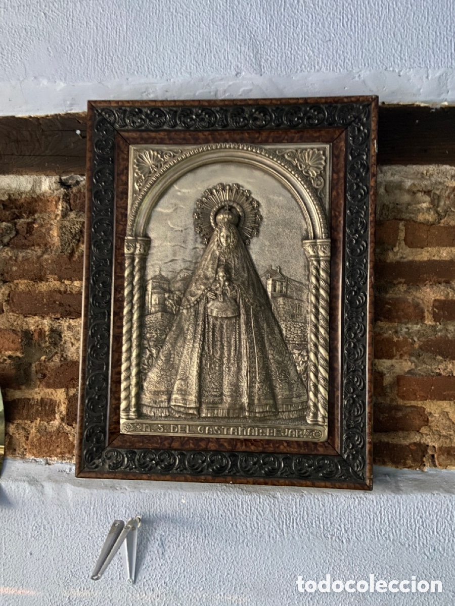 Arte: Cuadro Virgen Casta&ntilde;ar Bejar - Foto 1