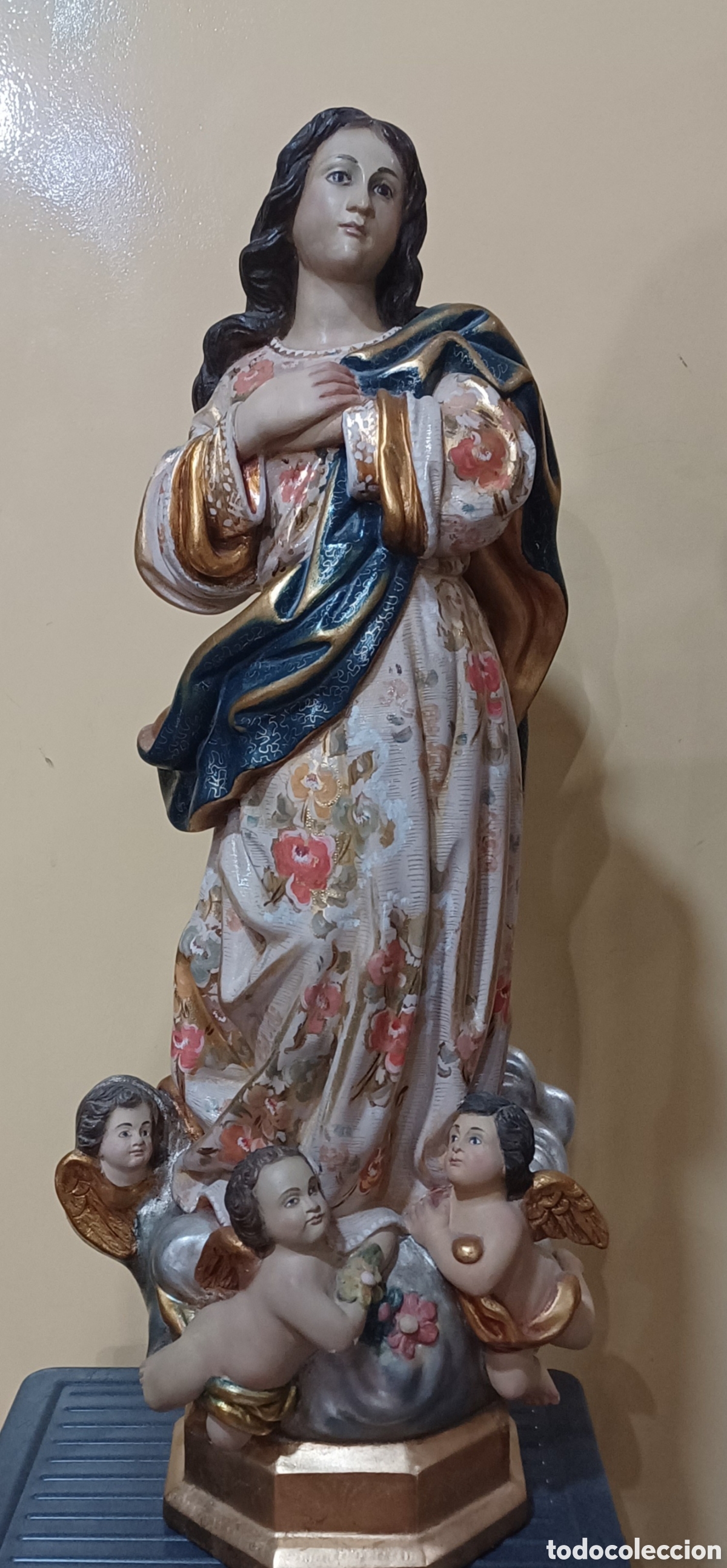 Arte: VIRGEN PURISIMA INMACULADA CONCEPCION 60CM - Foto 1